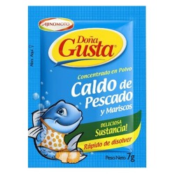 DOÑA GUSTA - FISH BROTH SEASONING - PACK X 20 SACHETS