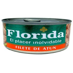 FLORIDA - TUNA  FILLET CANNED FISH x 170 GR