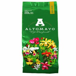 ALTOMAYO DECAFFEINATED  GROUND COFFEE TO COFFEE MAKER ,  BAG X 250 GR