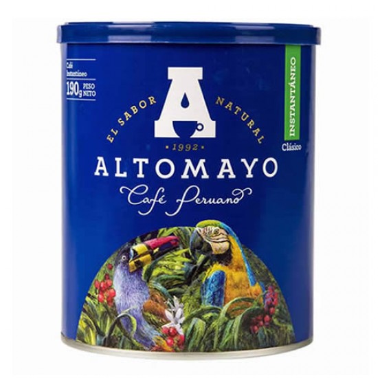 ALTOMAYO INSTANT GROUND COFFEE , CAN X 190 GR