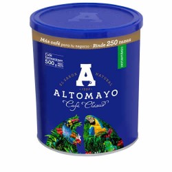ALTOMAYO INSTANT GROUND COFFEE , CAN X 500 GR