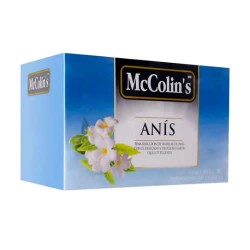 MCCOLIN'S - ANISE TEA INFUSIONS , BOX OF 25 TEA BAGS