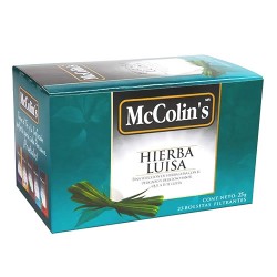 MCCOLINS - LEMON VERBENA TEA INFUSIONS , BOX OF 25 UNITS