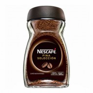 NESCAFE FINA SELECCION - PERUVIAN GRANULATED COFFEE , JAR X 100 GR
