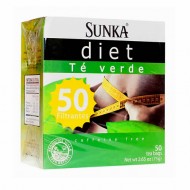 SUNKA DIET - GREEN TEA INFUSIONS , BOX OF 50 TEA BAGS