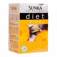 SUNKA DIET - PINEAPPLE TEA INFUSIONS , BOX OF 21 TEA BAGS