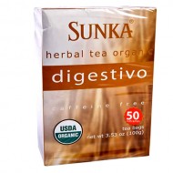 SUNKA DIGESTIVO - NATURAL TEA INFUSIONS, BOX OF 50 TEA BAGS