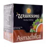 WAWASANA ASMACHILCA - NATURAL TEA INFUSIONS , BOX OF 12 TEA BAGS