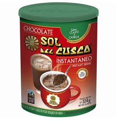 SOL DEL CUSCO - GROUND CHOCOLATE DRINK WITH CINNAMON & CLOVE , CAN  X 324 GR