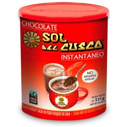 SOL DEL CUSCO - INSTANT MILLED CHOCOLATE , BOWL  X 220 GR