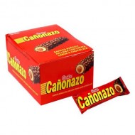 CAÑONAZO PERU STUFFED CHOCOLATE BAR, BOX OF 24 UNITS