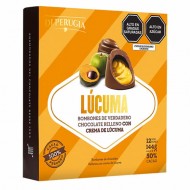 DI PERUGIA PERUVIAN CHOCOLATE STUFFED OF LUCUMA CREAM , BOX OF 144 GR