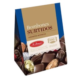 LA IBERICA ASSORTED CHOCOLATE BONBONS - BOX OF 150 GR