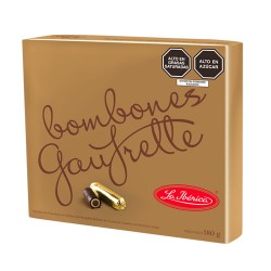 LA IBERICA "GAUFRETTE" CHOCOLATE BONBONS, BOX OF 180 GR