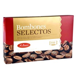 LA IBERICA ( BOMBONES SELECTOS ) CHOCOLATE BONBONS  , BOX OF 170 GR