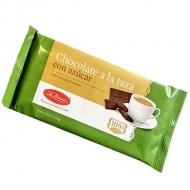 LA IBERICA TABLET / BAR OF CHOCOLATE TO THE CUP ( A LA TAZA )  WITH SUGAR - TABLET X 100 GR