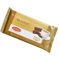 LA IBERICA TABLET / BAR OF CHOCOLATE TO THE CUP ( A LA TAZA )  WITHOUT SUGAR - TABLET X 100 GR