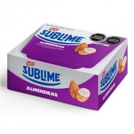 SUBLIME ALMENDRAS - ALMONDS  IN CHOCOLATE TABLETS , BOX OF 10 TABLETS