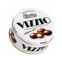 VIZZIO ALMONDS COVERED CHOCOLATE,  BOWL  X 182 GR. 
