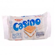 CASINO COOKIES FILLED WITH COCONUT CREAM -  BAG X 6 UNITS