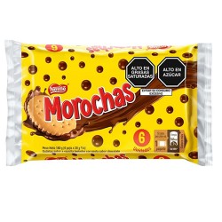 MOROCHAS CLASSIC CHOCOLATE COOKIES,  BAG X 6 UNITS