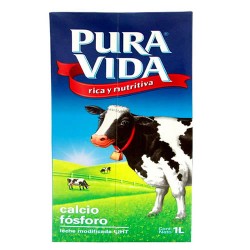 PURA VIDA -  FRESH  MILK UHT,  BOX  x 1 LITER