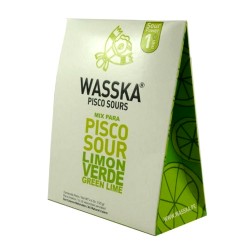 WASSKA - PISCO SOUR GREEN LEMON PERU, BOX OF 125 GR