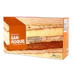 KING KONG SAN ROQUE - CARAMEL COOKIE FILLED WITH BLANCMANGE & PINEAPPLE , BOX OF 900 GR