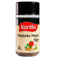 KARIÑO - PERUVIAN GROUND BLACK PEPPER, JAR X 50 GR 