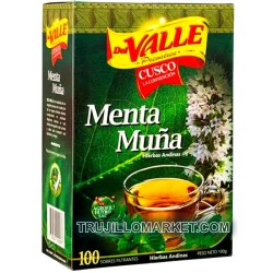 DEL VALLE - MINT & MUÑA TEA INFUSIONS, BOX OF 100 TEA BAGS