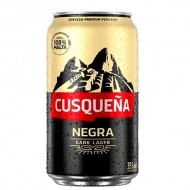 CUSQUEÑA NEGRA - PERUVIAN BLACK BEER, PACK X 6 CANS , 355 ML / 12 OZ