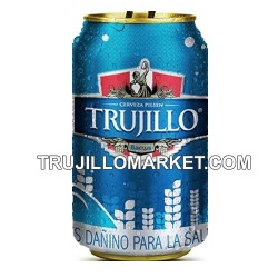 PILSEN TRUJILLO - PERUVIAN BEER, PACK X 6 CANS , 355 ml / 12 oz