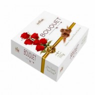 DI PERUGIA BOUQUET - CHOCOLATE BONBONS STUFFED OF PEANUT BUTTER AND TRUFFLES - BOX OF 160 GR