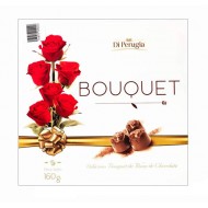 DI PERUGIA BOUQUET - CHOCOLATE BONBONS STUFFED OF PEANUT BUTTER AND TRUFFLES - BOX OF 160 GR