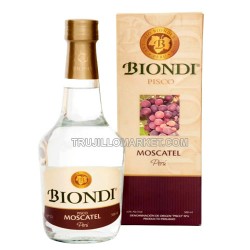 BIONDI - PERUVIAN PISCO PURE MOSCATEL, BOTTLE X 500 ML