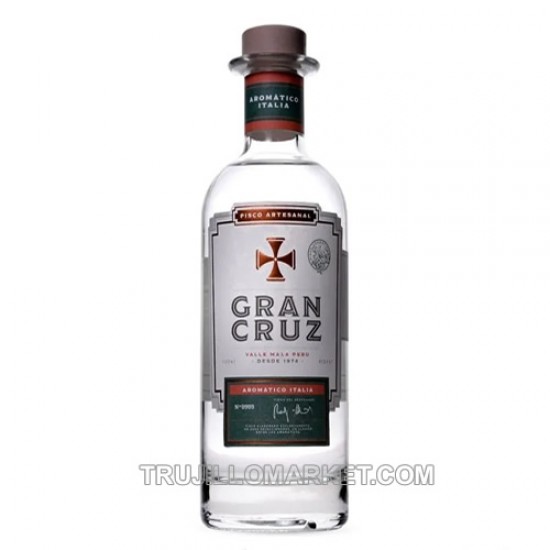 GRAN CRUZ- PISCO ITALIA PERU, BOT X 700 ML