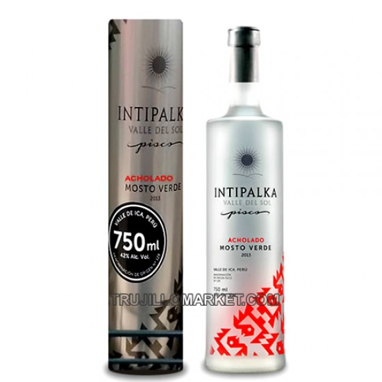 INTIPALKA - PERUVIAN PISCO MOSTO VERDE ACHOLADO, BOTTLE X 750 ML