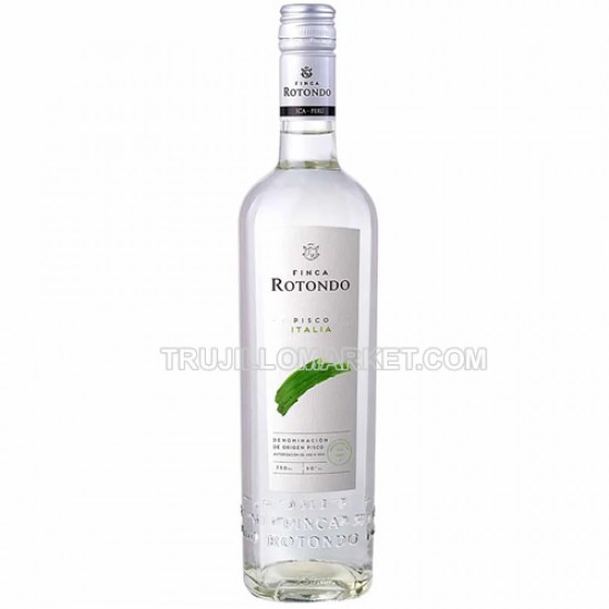 FINCA ROTONDO - PERUVIAN PISCO ACHOLADO , BOTTLE X 750 ML