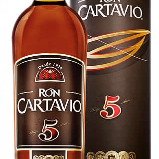 RON CARTAVIO - 5 YEARS PERUVIAN RUM LIQUEUR, BOTTLE X 750 ML